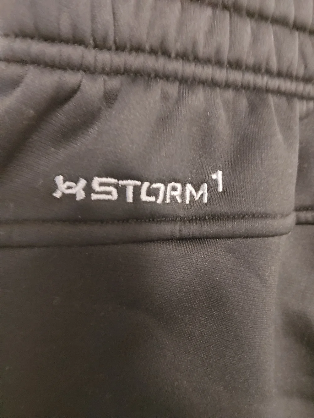 Under Armour Thermal Storm Black Athletic Track Pants - Picture 7 of 7